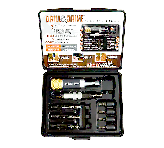Deckwise® (3-in-1) 3/8" Drill & Drive Decking Toolkit-image