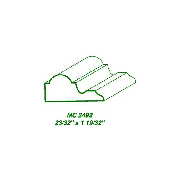 MC-2492 (23/32 x 1-19/32") main image