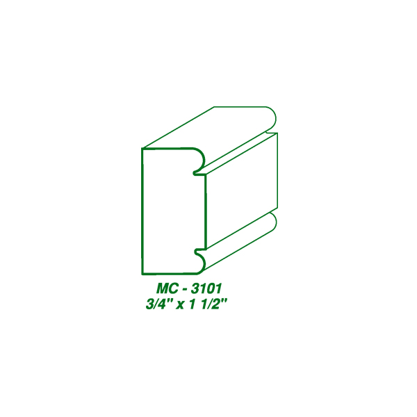 MC-3101 (3/4 x 1-1/2″) SAMPLE