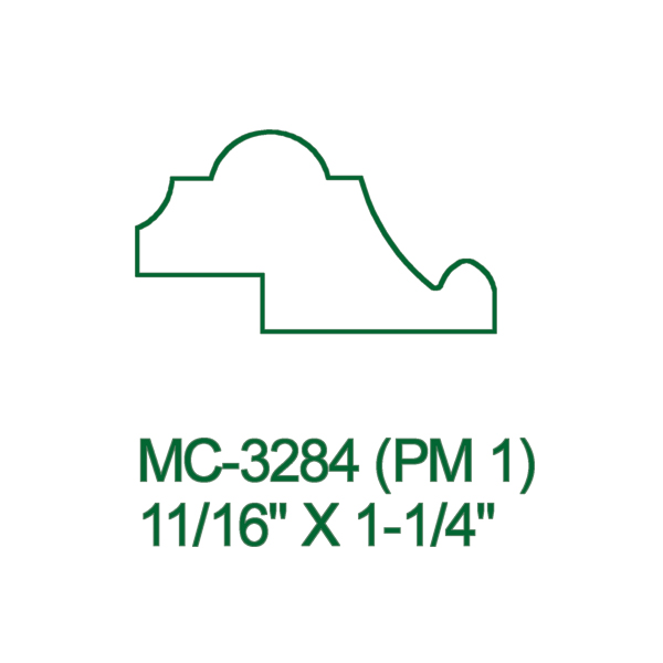 MC-3284 (11/16″ x 1-1/4″) PM1 POPLAR PANEL STOCK