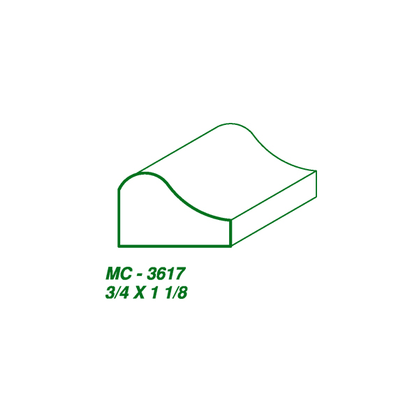 MC-3617 (3/4 x 1-1/8″) SAMPLE