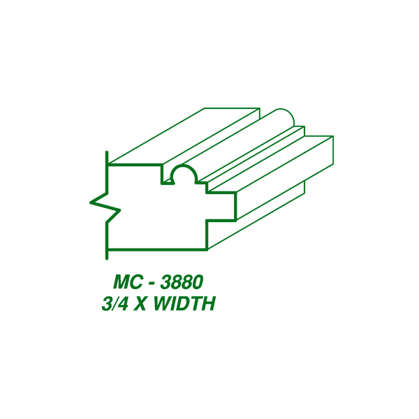 MC-3880 (3/4″ x WIDTH) SAMPLE
