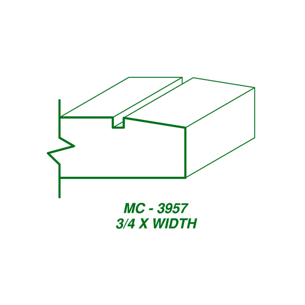 MC-3957 (3/4″ x WIDTH) SAMPLE