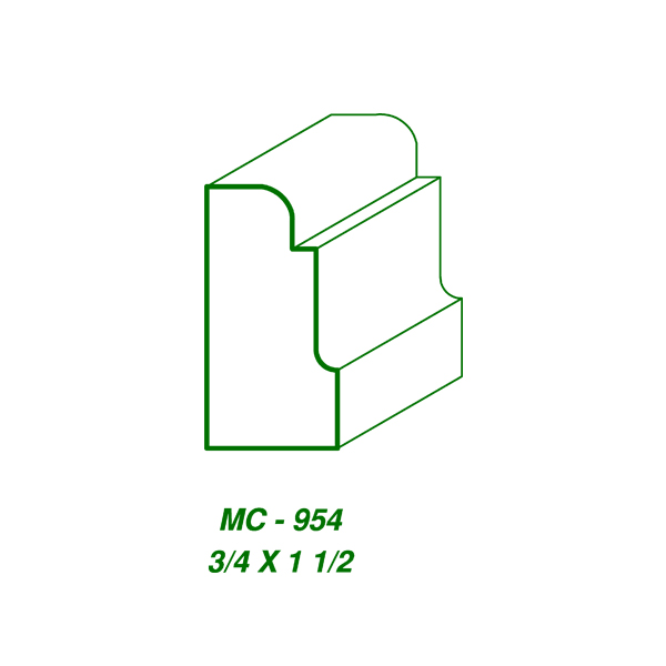 MC-954 (3/4 x 1-1/2″) SAMPLE