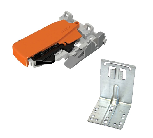 Blum® Drawer Locking Clips & Rear Bracket-image