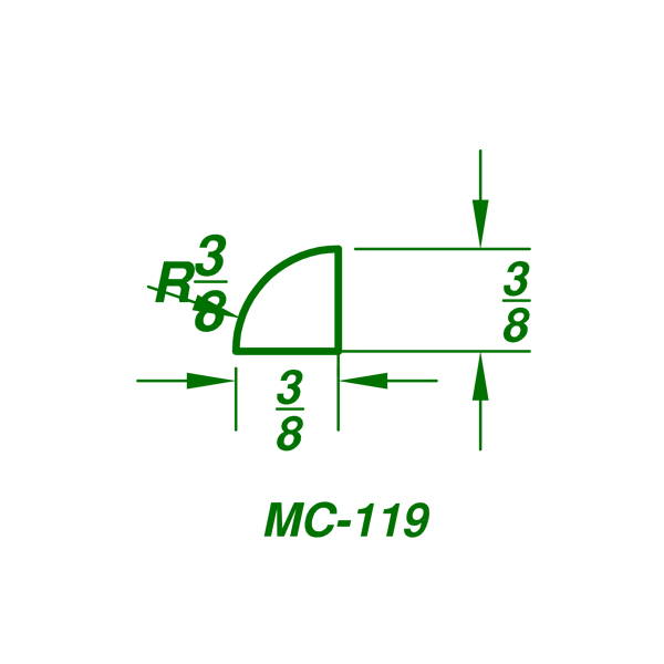 MC-119 (3/8 x 3/8″) SAMPLE