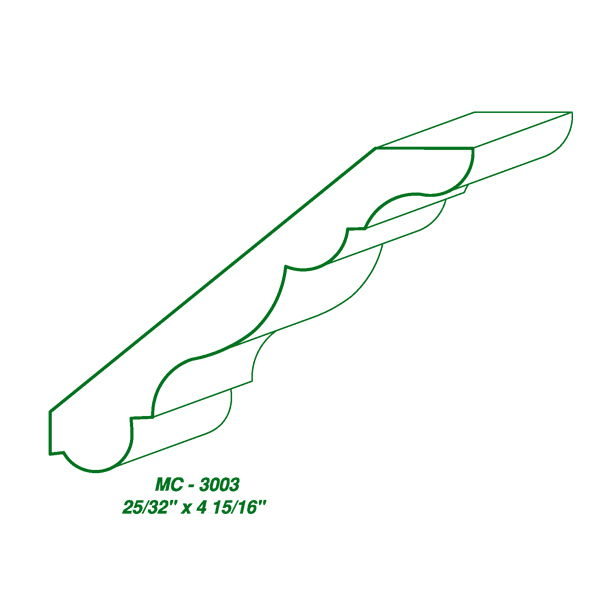 MC-3003 (25/32 x 4-15/16″) SAMPLE