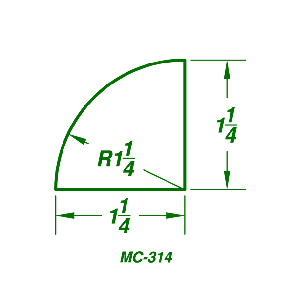 MC-314 (1-1/4 x 1-1/4″) SAMPLE