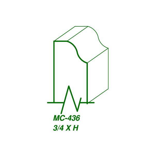 MC-436 (3/4" x HEIGHT) main image