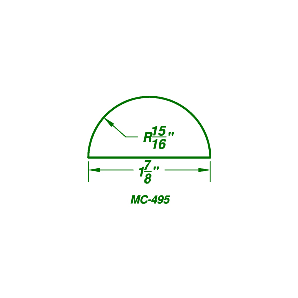 MC-495 (1-7/8 x R15/16″) SAMPLE