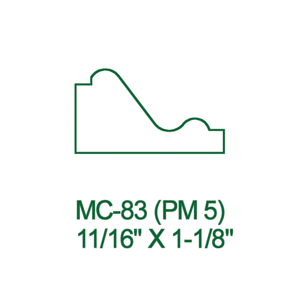 MC-83 Panel STOCK (11/16 x 1-1/8")-image