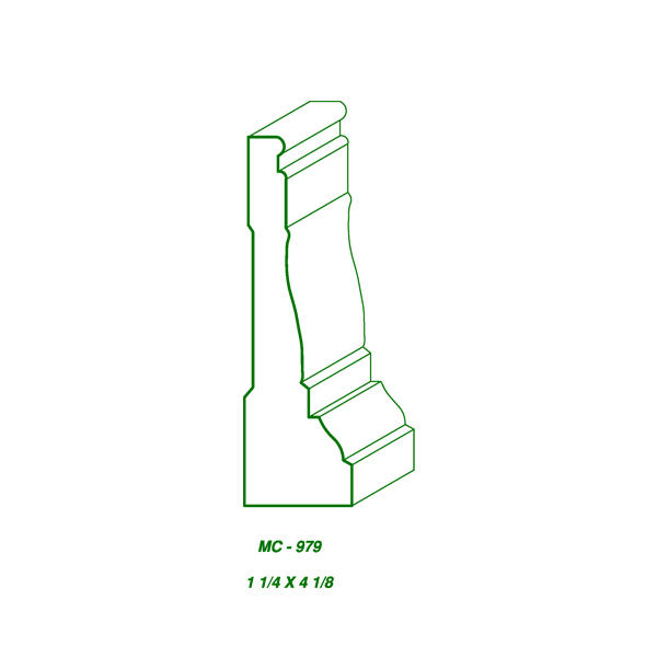 MC-979 (1-1/4 x 4-1/8″) SAMPLE