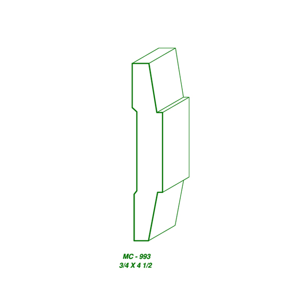 MC-993 (3/4 x 4-1/2″) SAMPLE