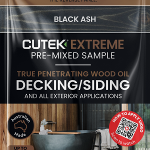 CUTEK® Colortone BLACK ASH Pre-Mixed Stain SAMPLE