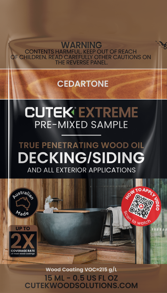 CUTEK® Colortone CEDARTONE Pre-Mixed Stain SAMPLE