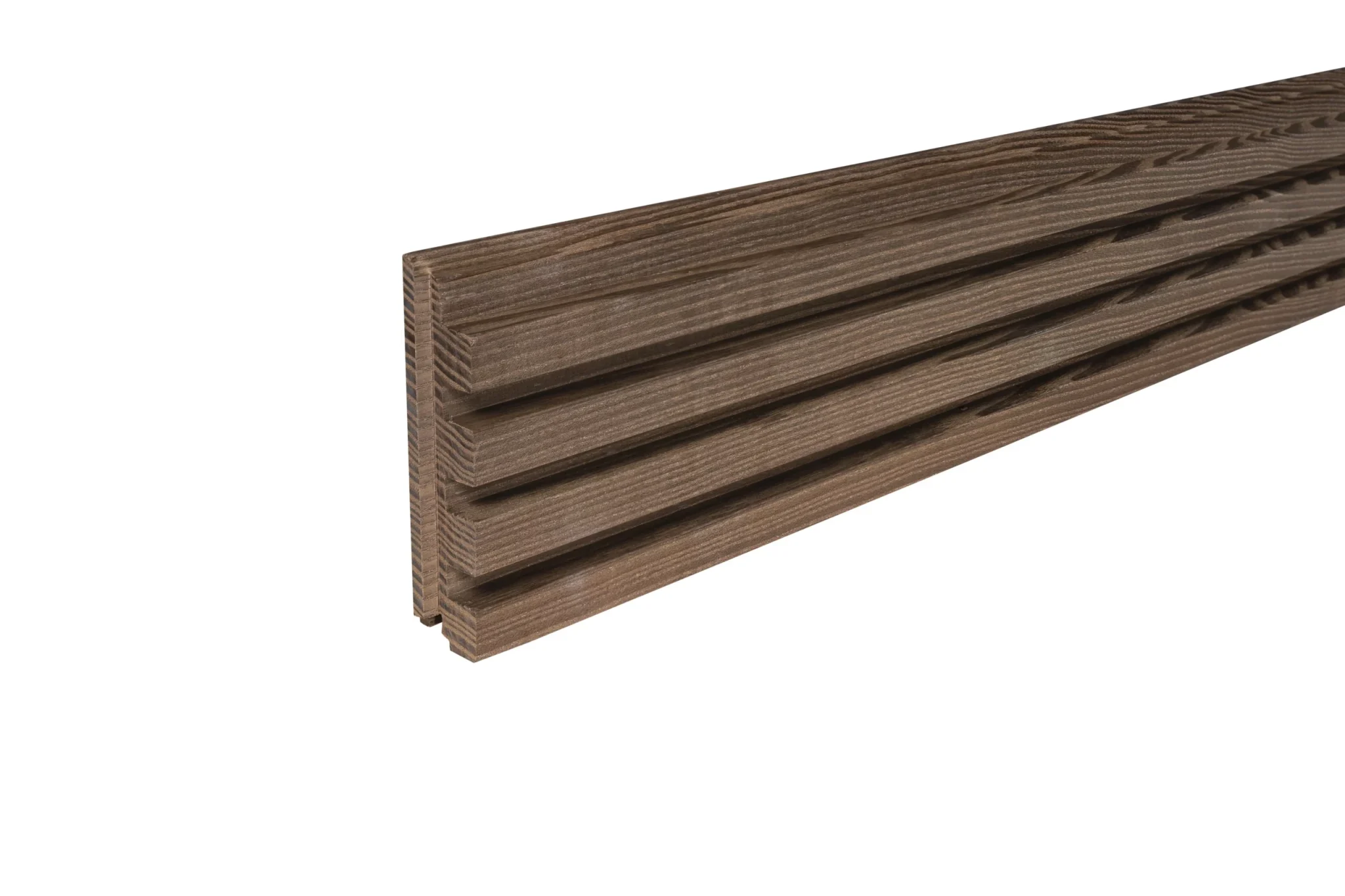 Thermory® Benchmark Ash Slatwall Cladding SAMPLE