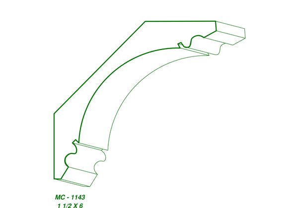 crown, cove and bed profiles