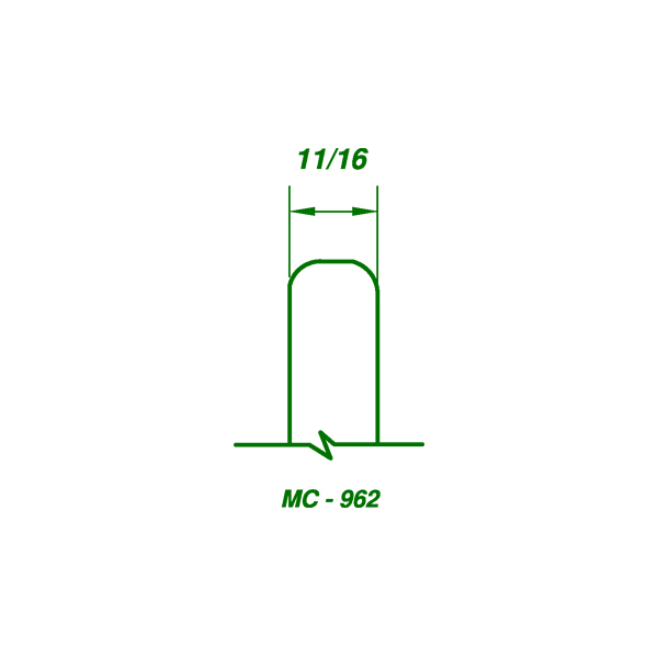 MC-962 (11/16″ x HEIGHT) SAMPLE