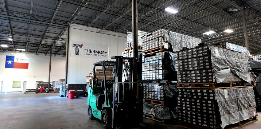 New Thermory warehouse at Mason's Mill and Lumber in Houston, TX