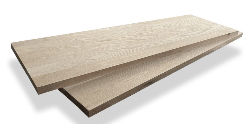 white oak square tread