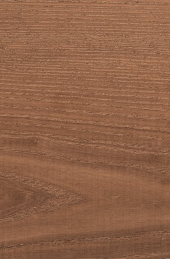 Close-up of Thermory Benchmark thermo-ash wood grain texture