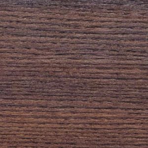 Thermory Vivid Exotic Brown translucent finish on thermally modified Ash hardwood cladding sample